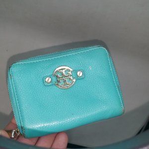 Tory Burch turquoise woman's wallet